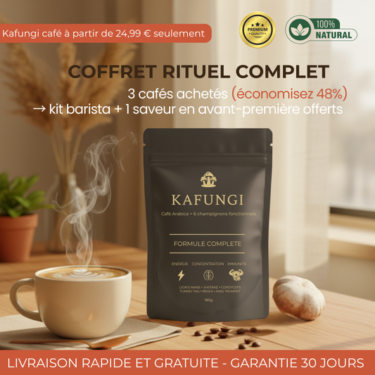 KAFUNGI Café Bio aux 6 Champignons Médicinaux